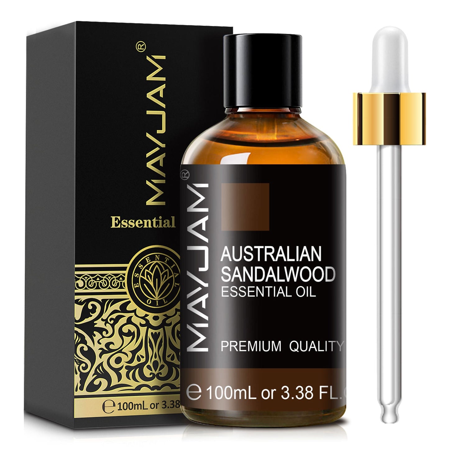 Australian Sandalwood Essential Oil 100ml | Natural Aromatherapy | Mayjam