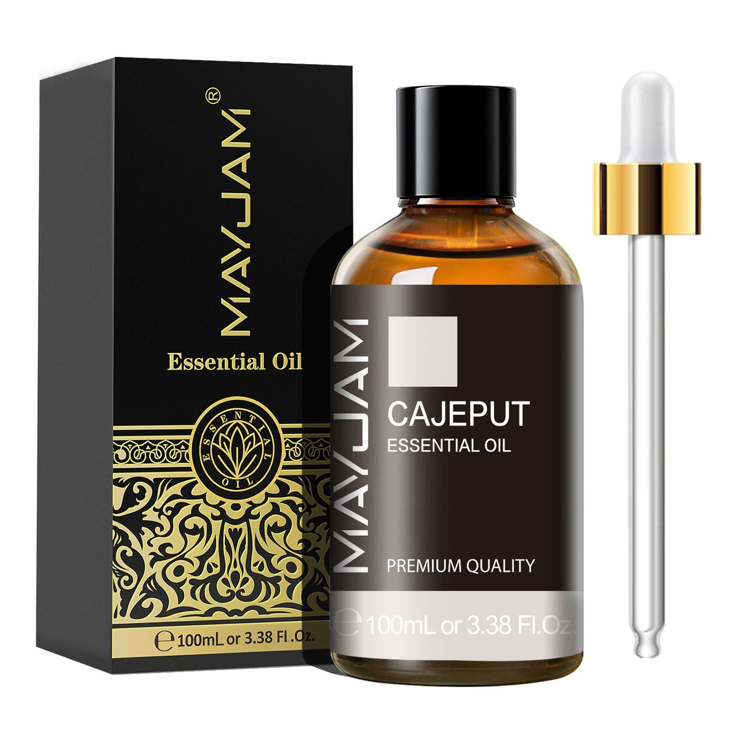 Cajeput Essential Oil 100ml | Natural Aromatherapy | Mayjam Basil - 100ml