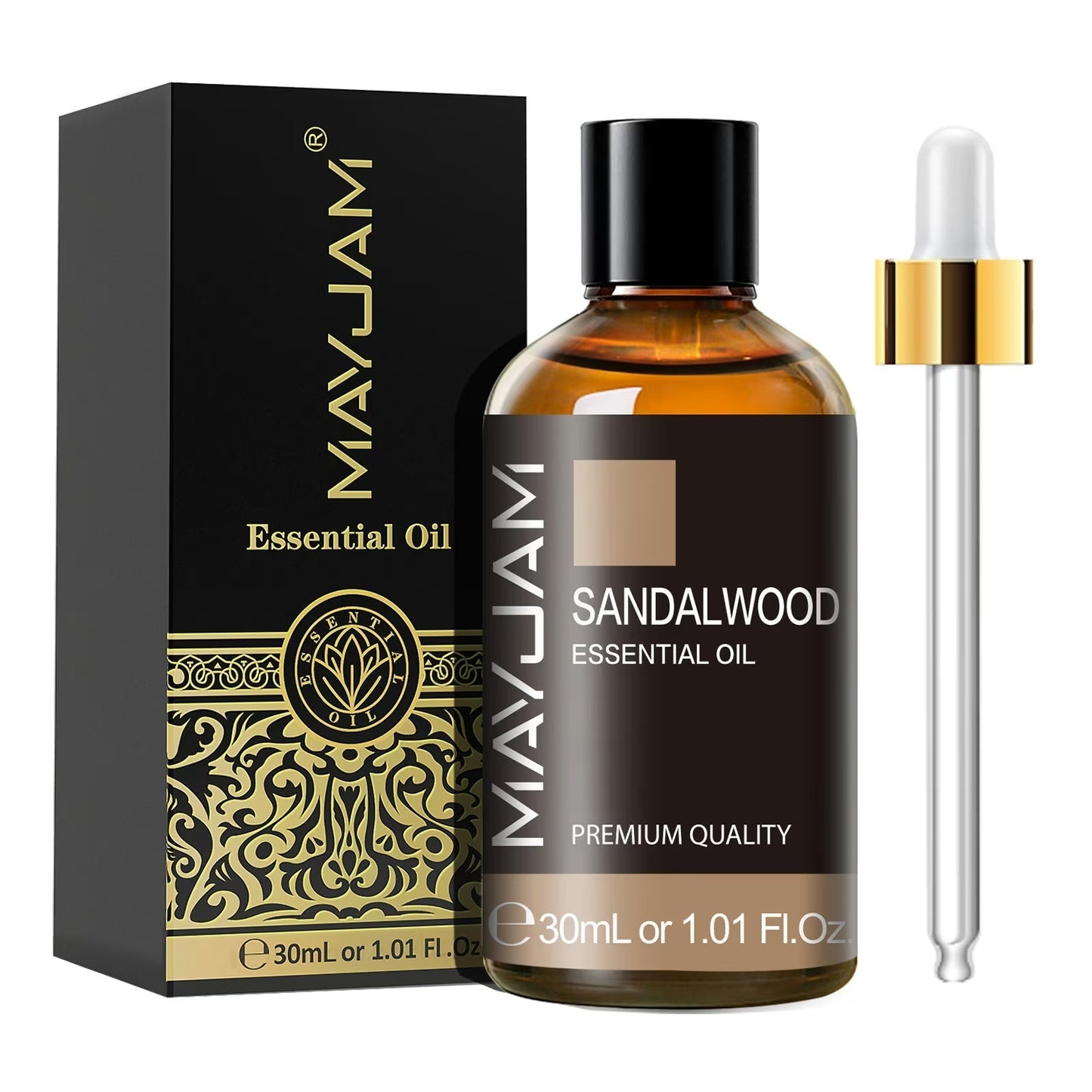 Sandalwood Essential Oil | Natural Aromatherapy | Mayjam - 30ml - Image 2