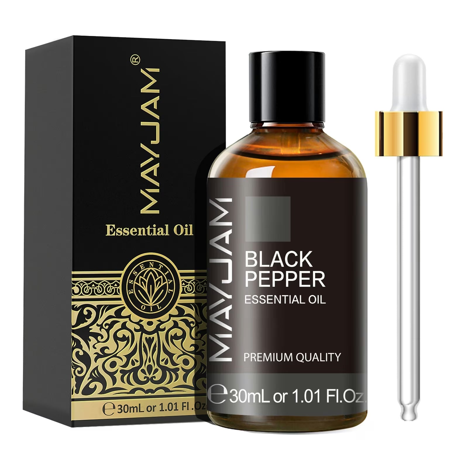 Black Pepper Essential Oil | Natural Aromatherapy | Mayjam - 30ml - Image 2