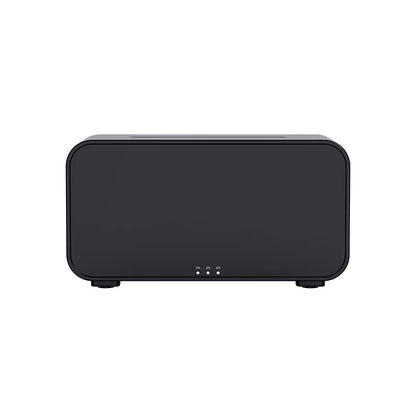 Mini Flame Aroma Diffuser Black| 7-Color Essential Oil Humidifier Black