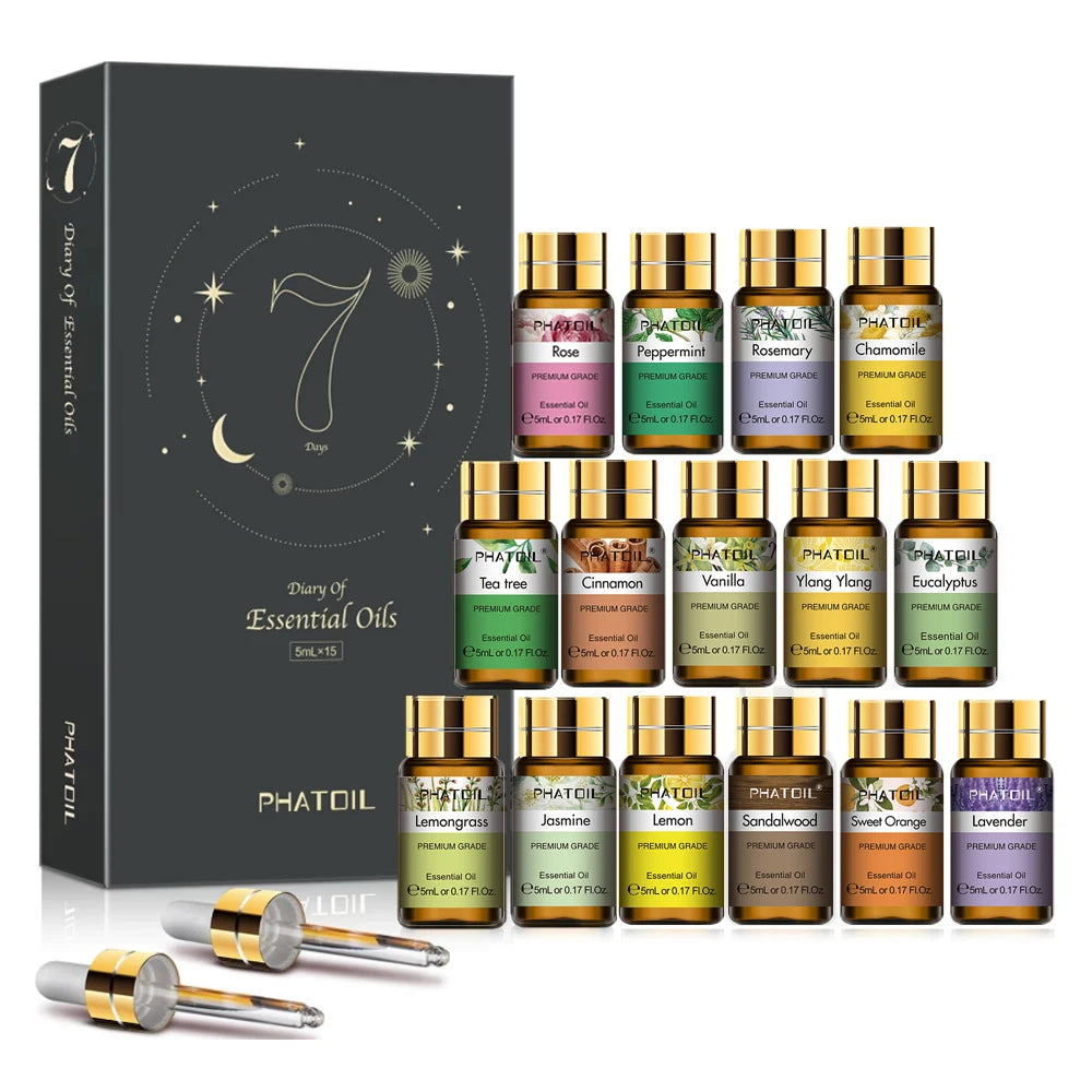 Aromatherapy Essential Oil Gift Box 12 Bottles | Phatoil