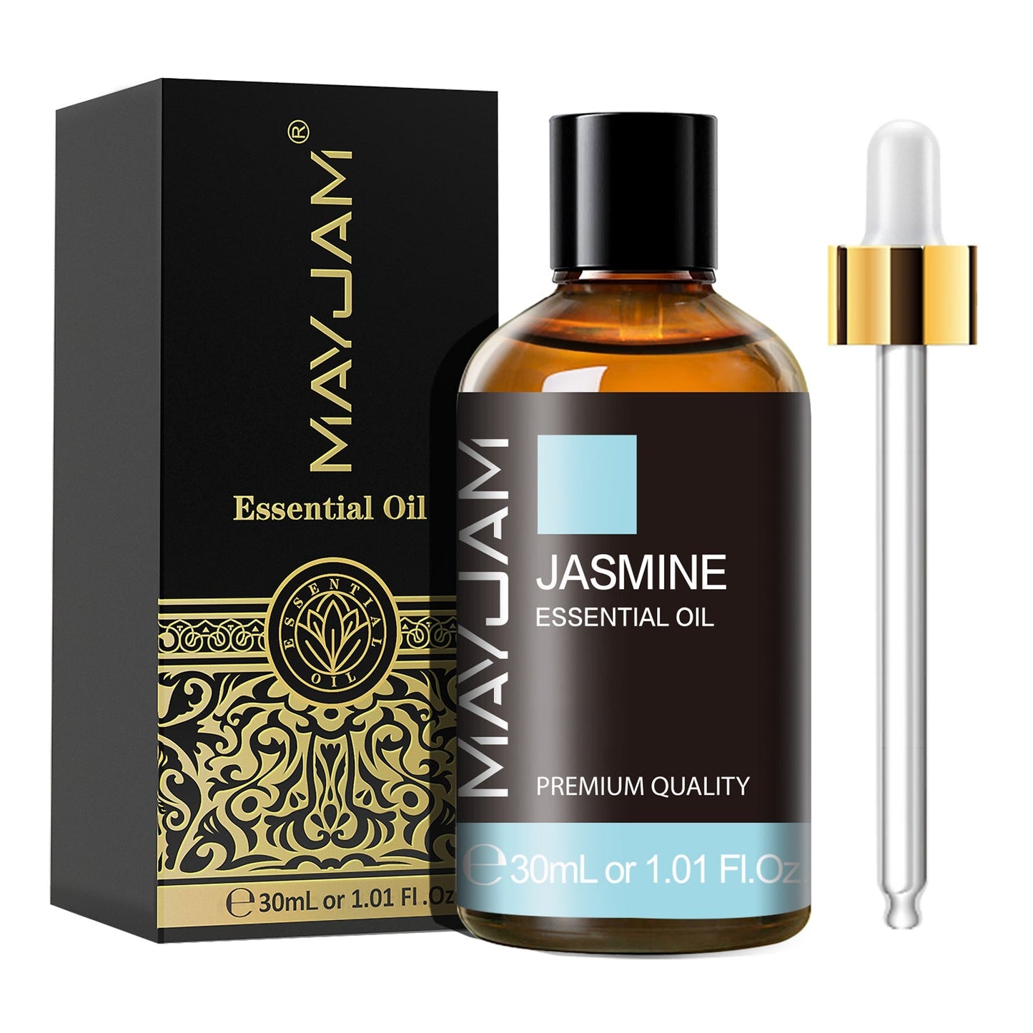 Jasmine Essential Oil 30ml | Natural Aromatherapy Scent | Mayjam Jasmine - 30ml