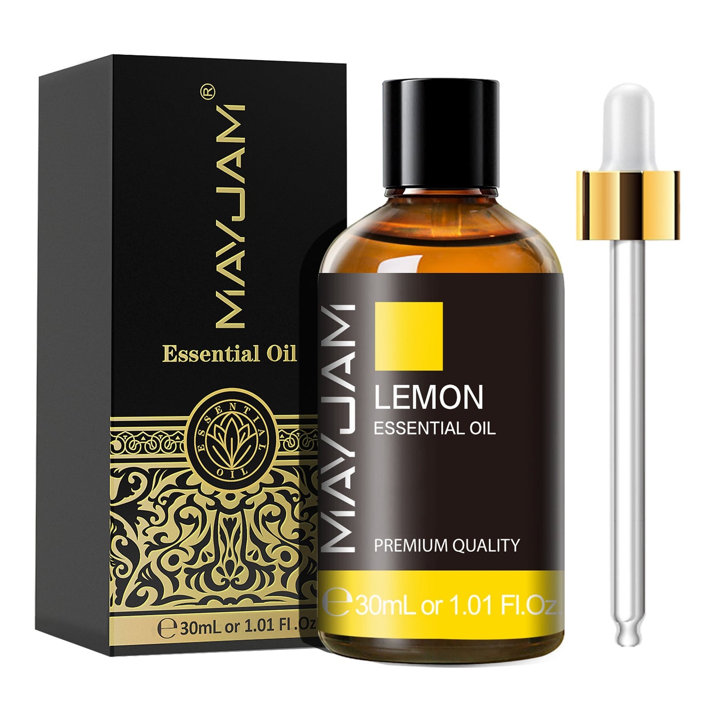 Lemon Essential Oil 30ml | Natural Aromatherapy Scent | Mayjam Lemon - 30ml