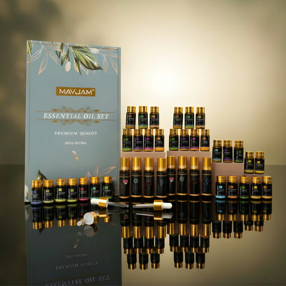 Premium Essential Oils Gift Box 28 Bottles | Aromatherapy Collection | Mayjam - Image 12