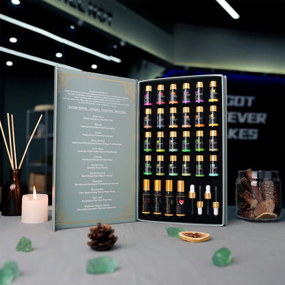 Premium Essential Oils Gift Box 28 Bottles | Aromatherapy Collection | Mayjam - Image 3